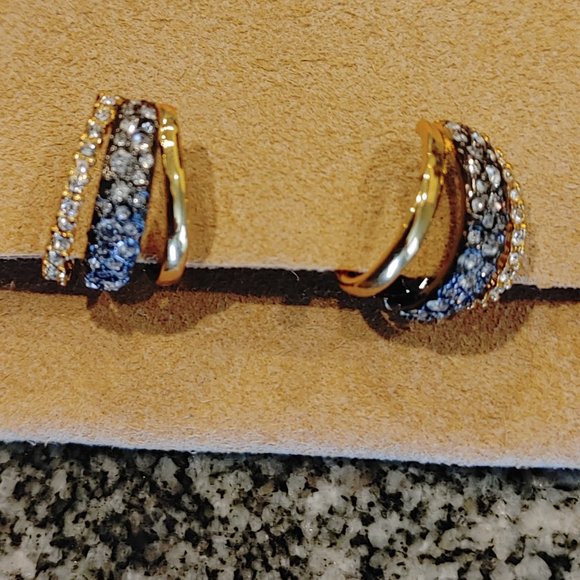 Alexis Bittar earrings for pierced ears with a suede pouch - Picture 4 of 16